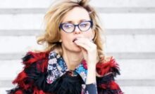 Justine Mattera intimo trasparente